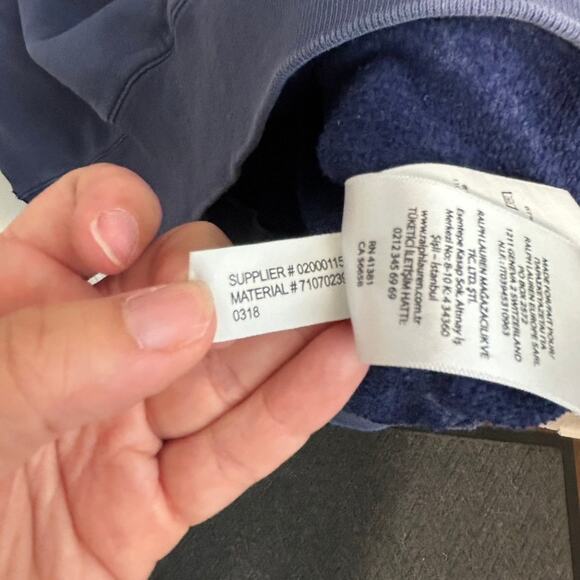 Vtg Polo Ralph Lauren Nautical Crew Sweatshirt XL Embroidered Sailing Preppy - Picture 10 of 16